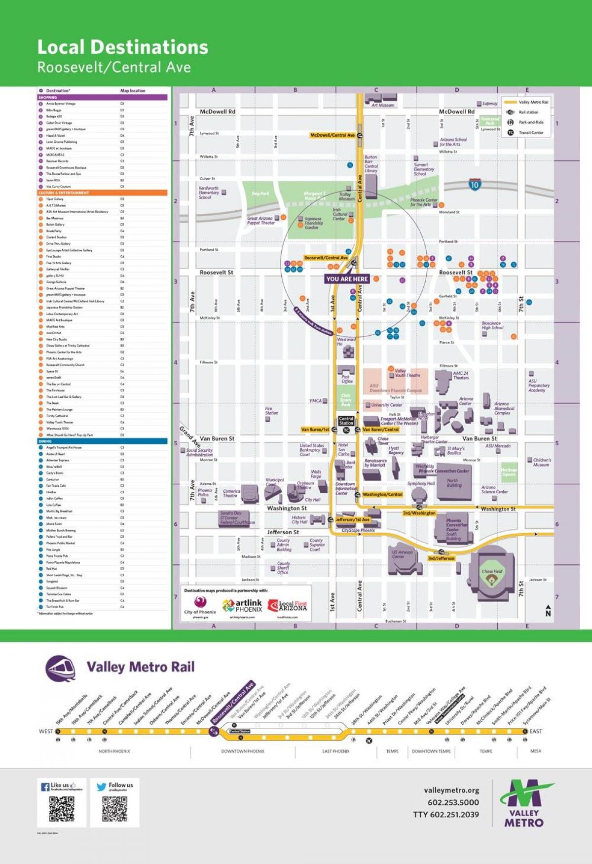 Dolini metro željeznicu mapu