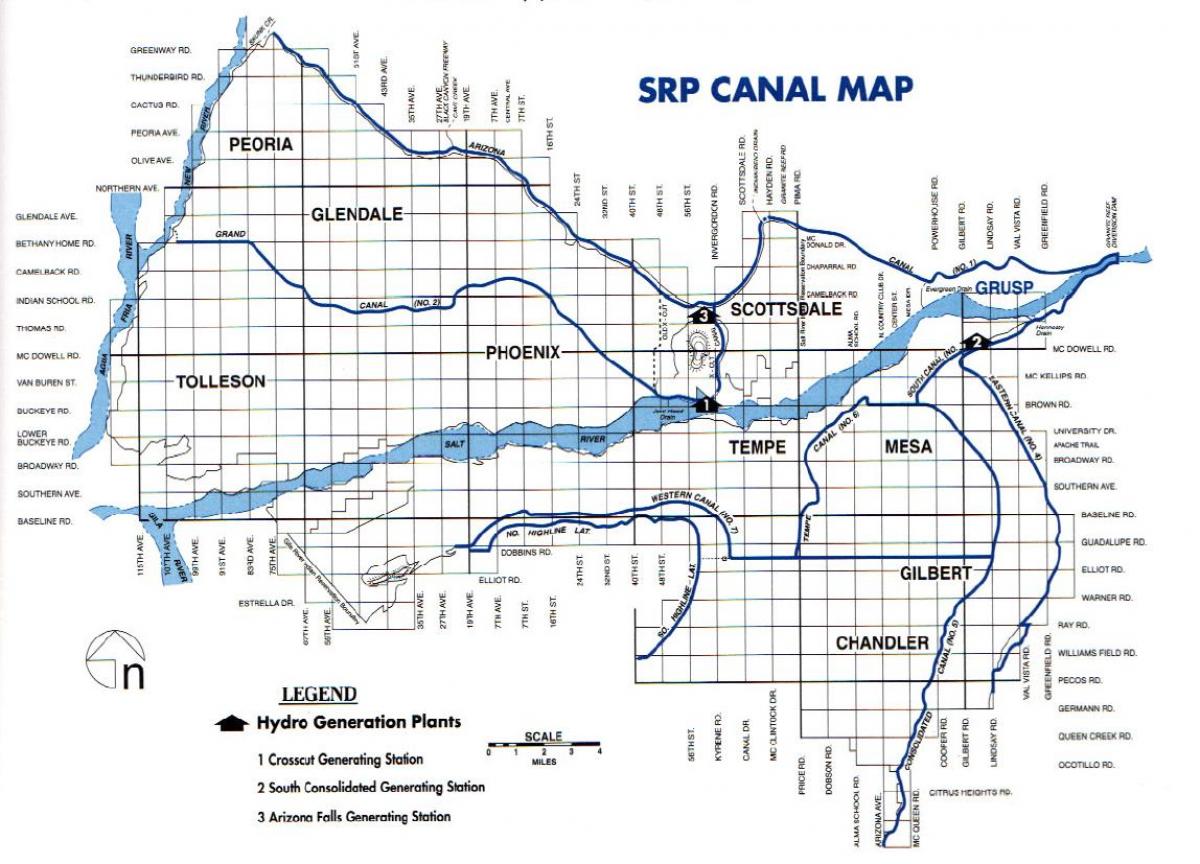 Phoenix kanal sistem mapu